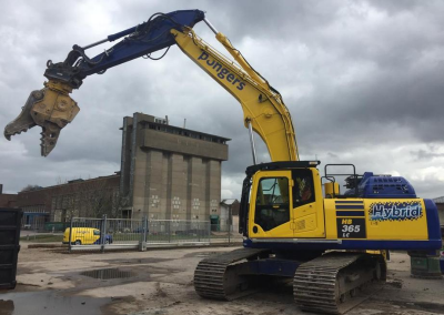 Sloop silo’s Industriepark Kleefse Waard Arnhem