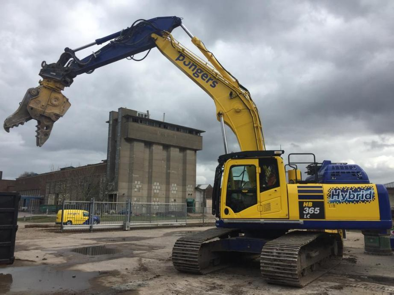 Sloop silo’s Industriepark Kleefse Waard Arnhem