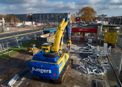 Sloop tankstation Texaco in Deventer