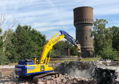 Hengelo, sloop drinkwaterbuffers Watertorenpark