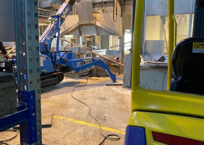 Machinte ontmanteling door Pongers Precisie Sloop bij Cirex Almelo