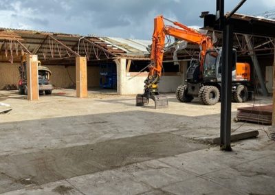 Sloopwerkzaamheden bedrijfshal Timmerfabriek De Mors door Pongers
