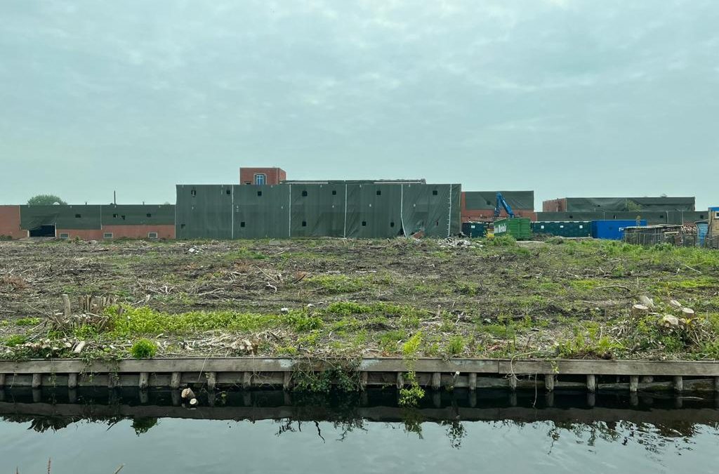 Sloop voormalige Rijks Middelbare Tuinbouwschool (RMTS) te Boskoop