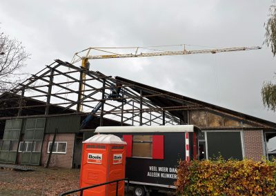 Circulair demonteren van agrarische stal bij bedrijfsbeëindiging