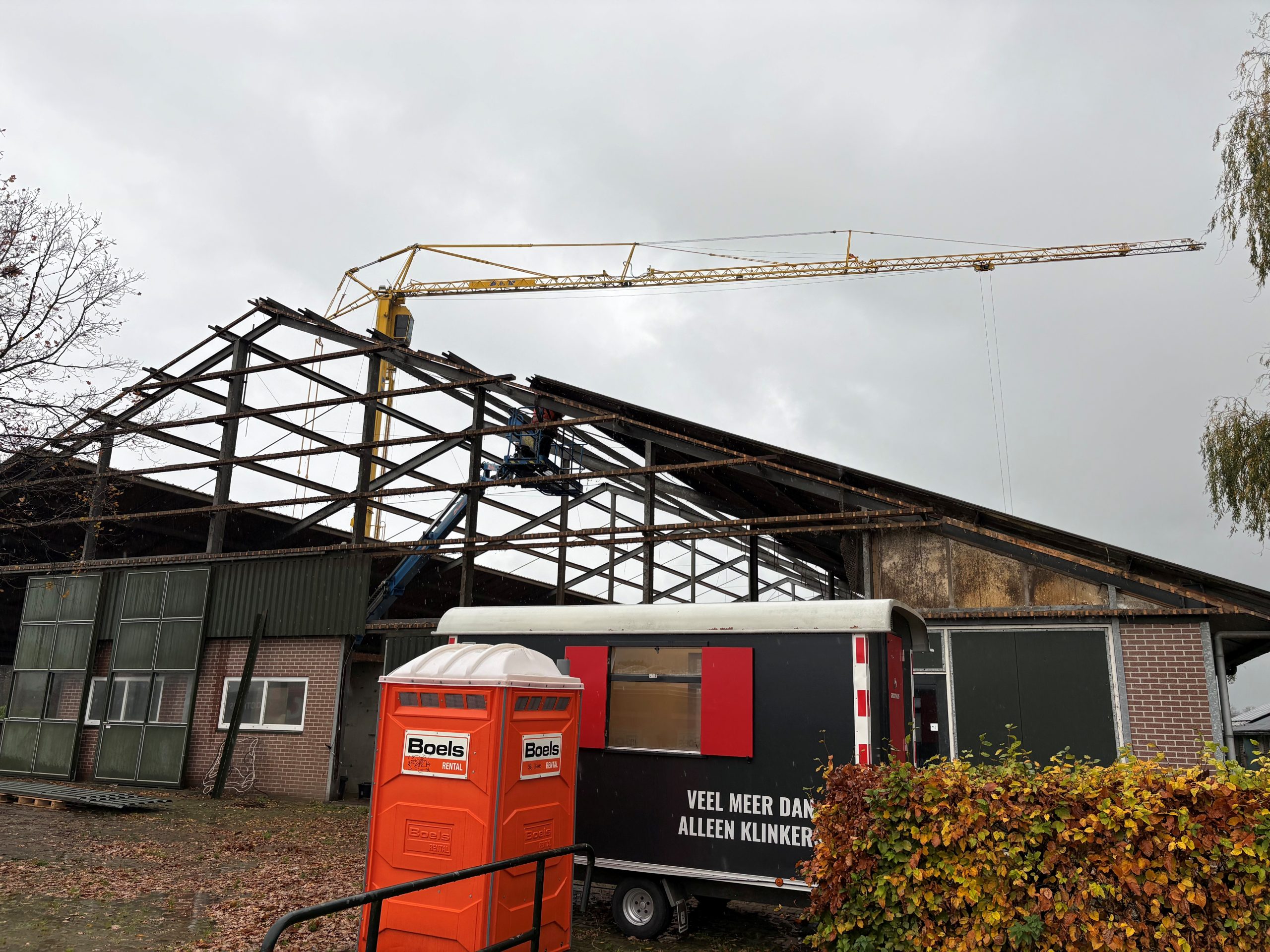 agrarische stal circulair demonteren